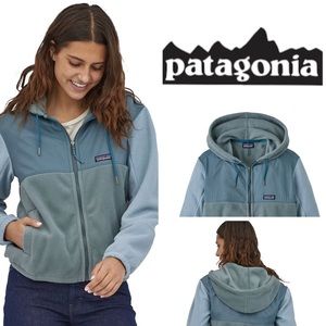 PATAGONIA Shelled Microdini Fleece Zip Up Hoodie